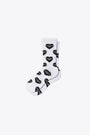 Calzini in cotone a coste bianchi con cuori - Heart Logo Socks 