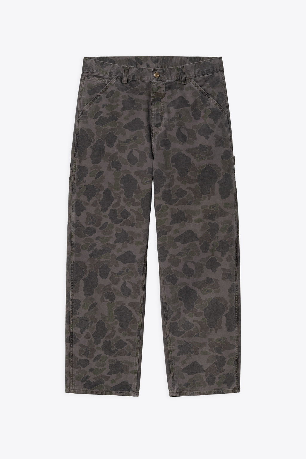 alt-image__Pantalone-workwear-in-canvas-camouflage-grigio---Duck-Single-Knee-Pant