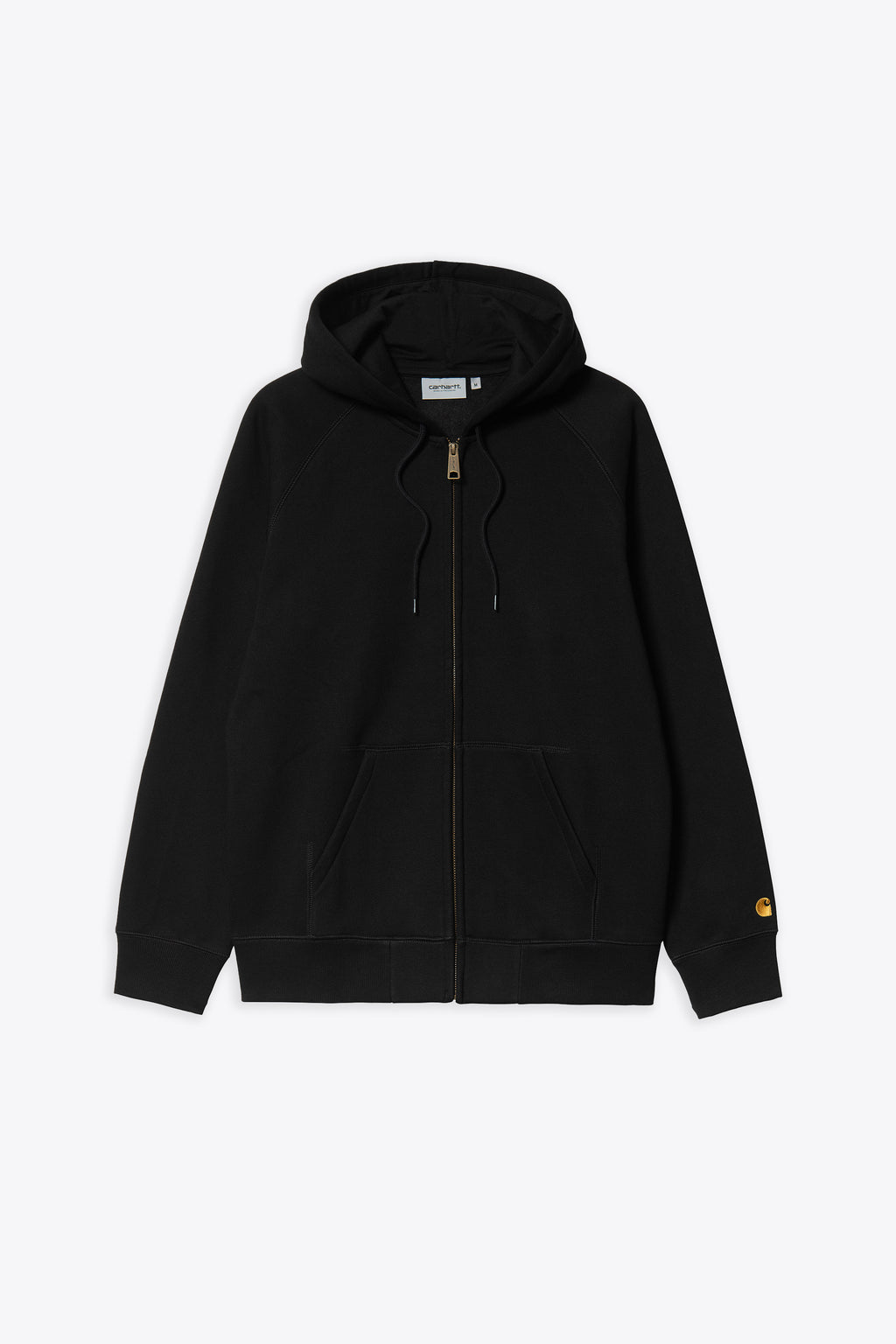 alt-image__Black-cotton-blend-hoodie-with-zip---Hooded-Chase-Jacket