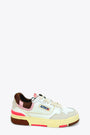 White leather low sneaker with multicolour detail - Clc Low 