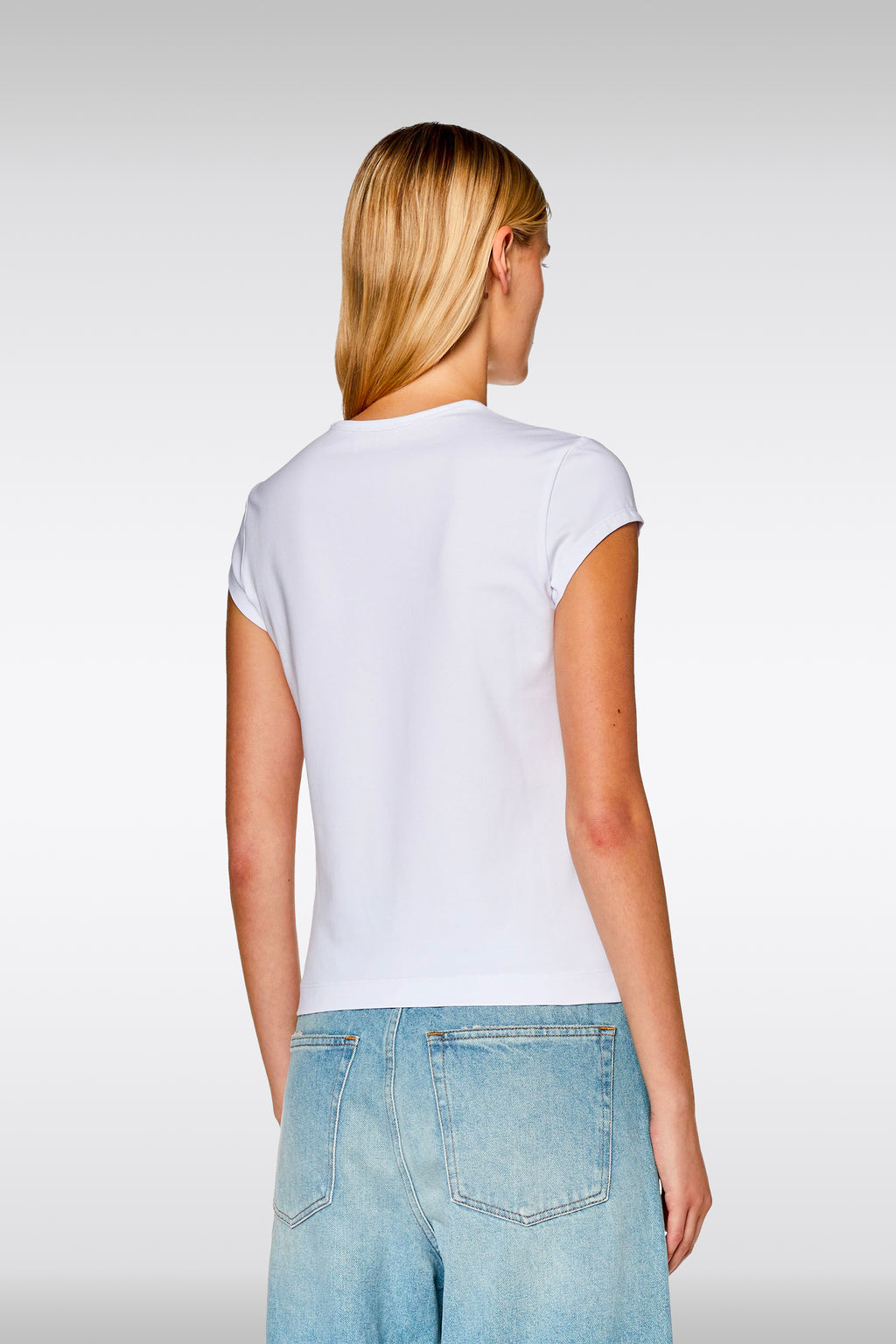 alt-image__White-cotton-t-shirt-with-Oval-D-cut-out-logo---T-Angie