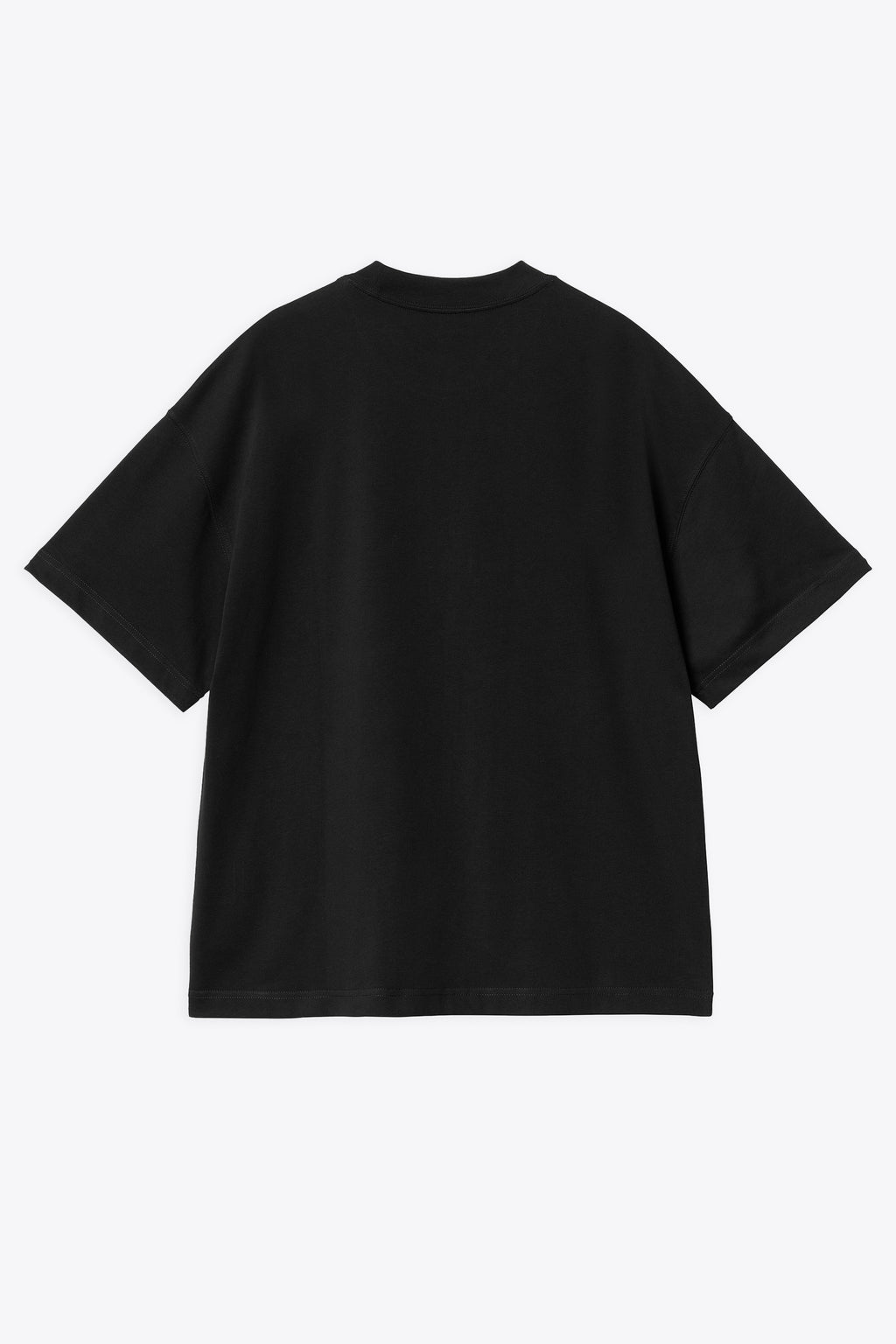 alt-image__Black-cotton-t-shirt-with-logo-print-at-chest---S/S-Body-Of-Work-T-Shirt