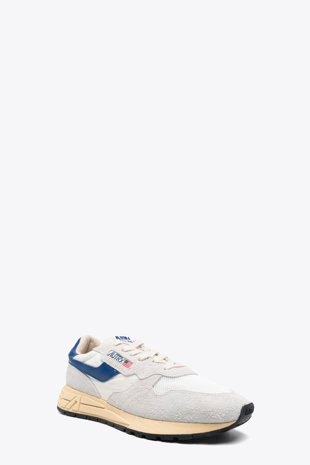 alt-image__Sneaker-bassa-in-nylon-bianco-e-suede-grigia-con-dettagli-in-pelle-blu---Reelwind-Low