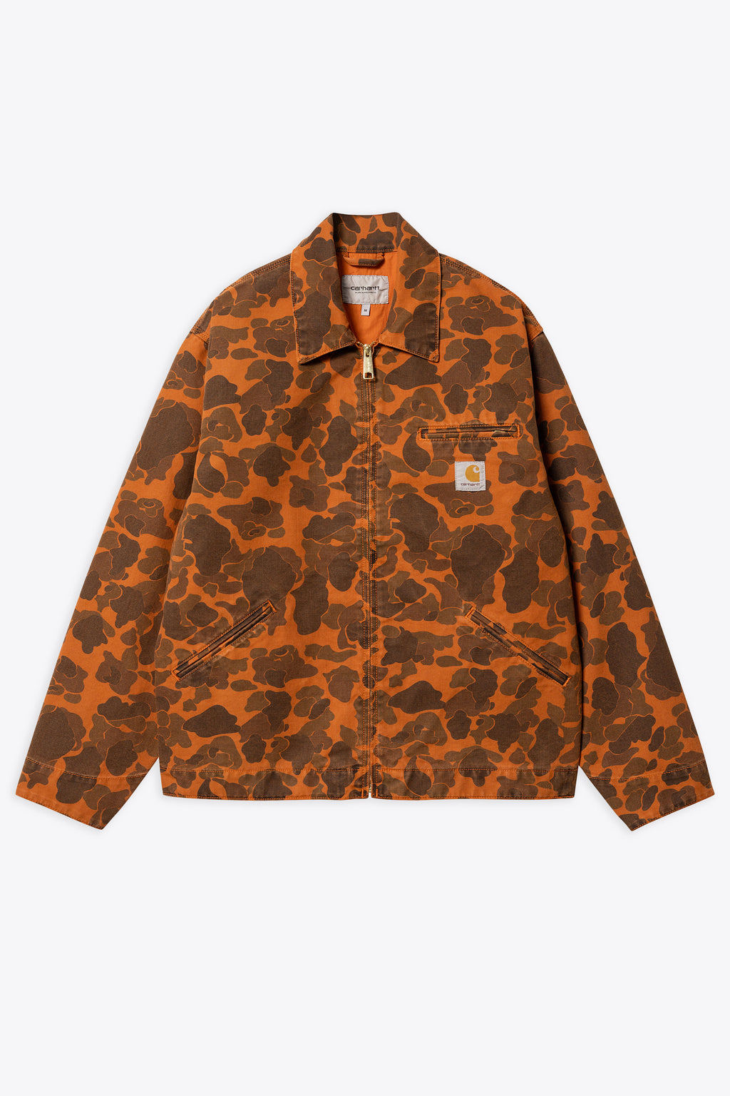 alt-image__Giacca-in-canvas-camouflage-arancione---Duck-Detroit-Jacket