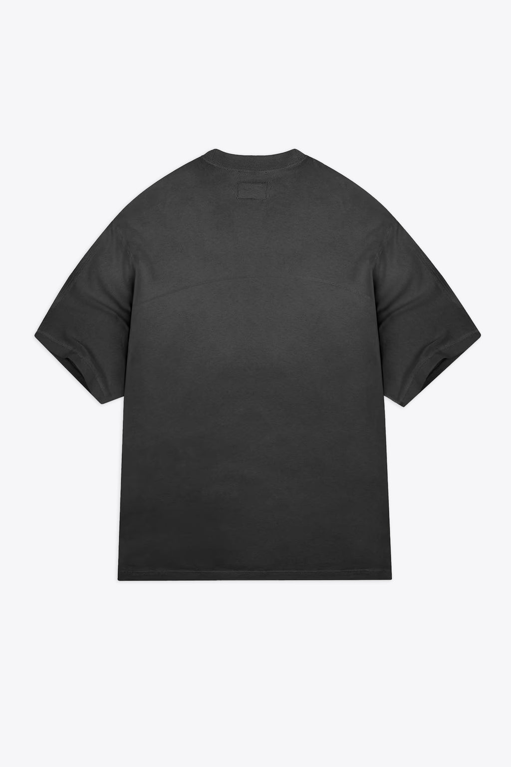 alt-image__T-shirt-boxy-fit-in-cotone-nero-sbiadito---Stepped-Hem-T-Shirt