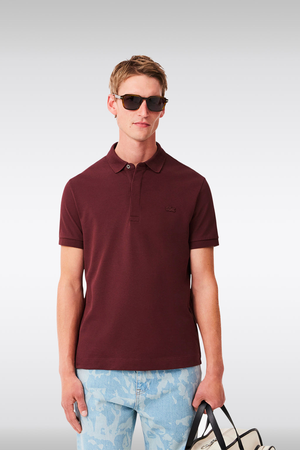 alt-image__Polo-bordeaux-in-cotone-piquè-stretch