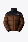 Brown and black puffer jacket - Men's 1996 retro nuptse jacket 