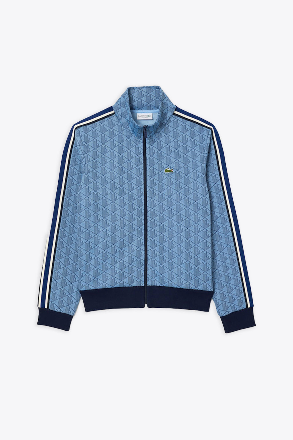 Light blue lacoste tracksuit on sale