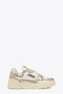 White and gold leather low sneaker - Clc Low 