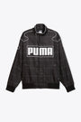 Giubbotto in nylon nero con logo - Archive Seasonal Relaxed Racer Jacket 