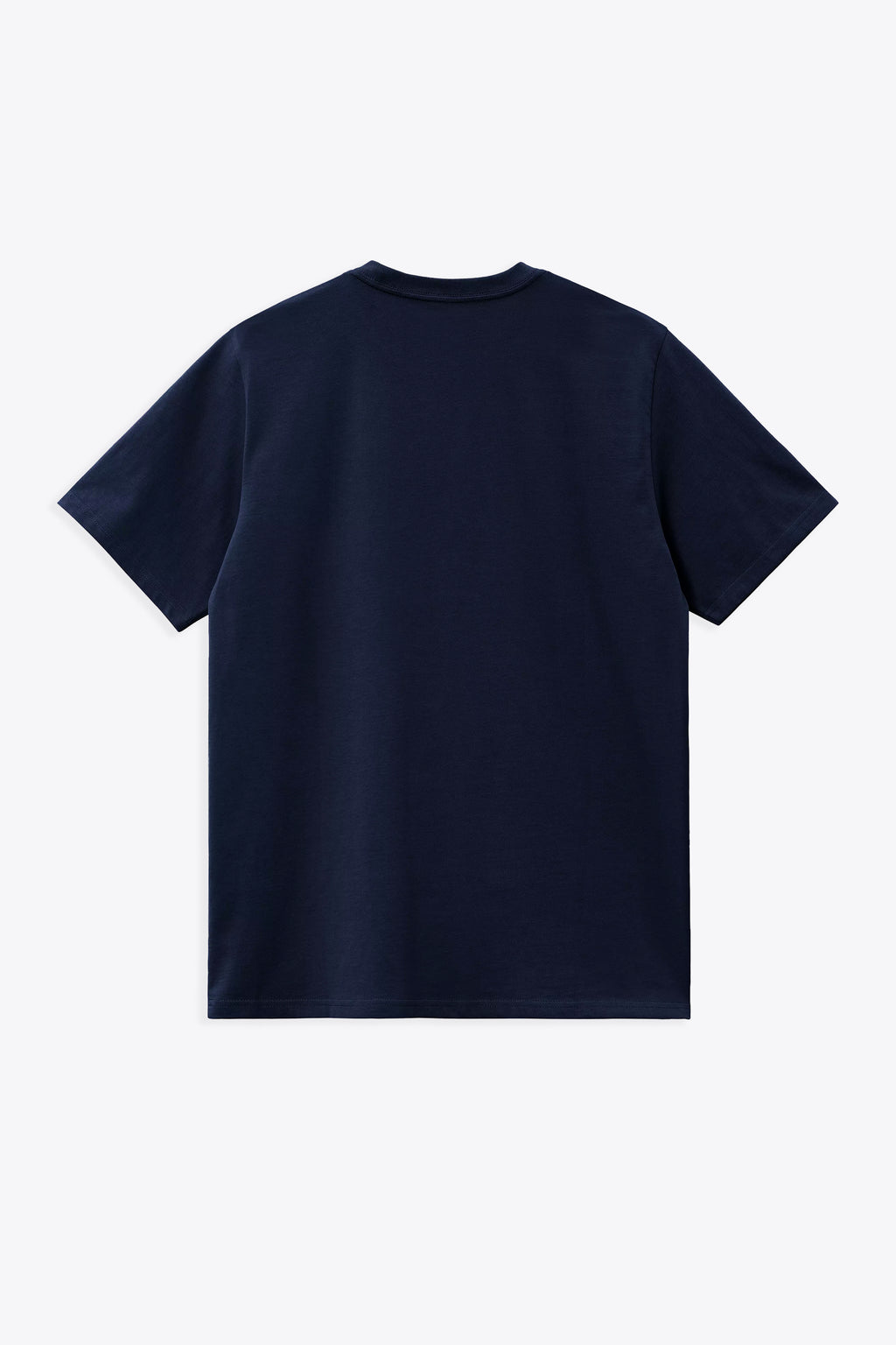 alt-image__T-shirt-in-cotone-blu-scuro-con-tasca-e-logo-al-petto---S/S-Pocket-T-Shirt