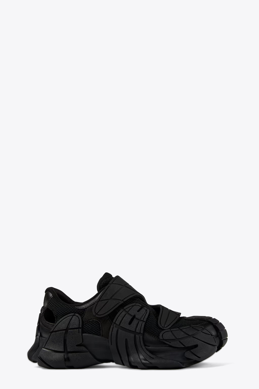 alt-image__Black-mesh-and-rubber-low-sneaker-with-velcro-straps-closure---Tormenta