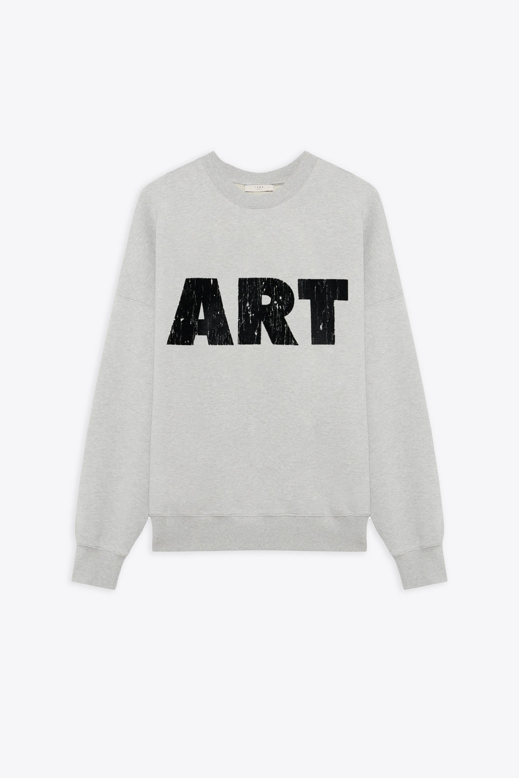 alt-image__Felpa-girocollo-grigia-con-stampa-grafica-fronte/retro---Crewneck-Art