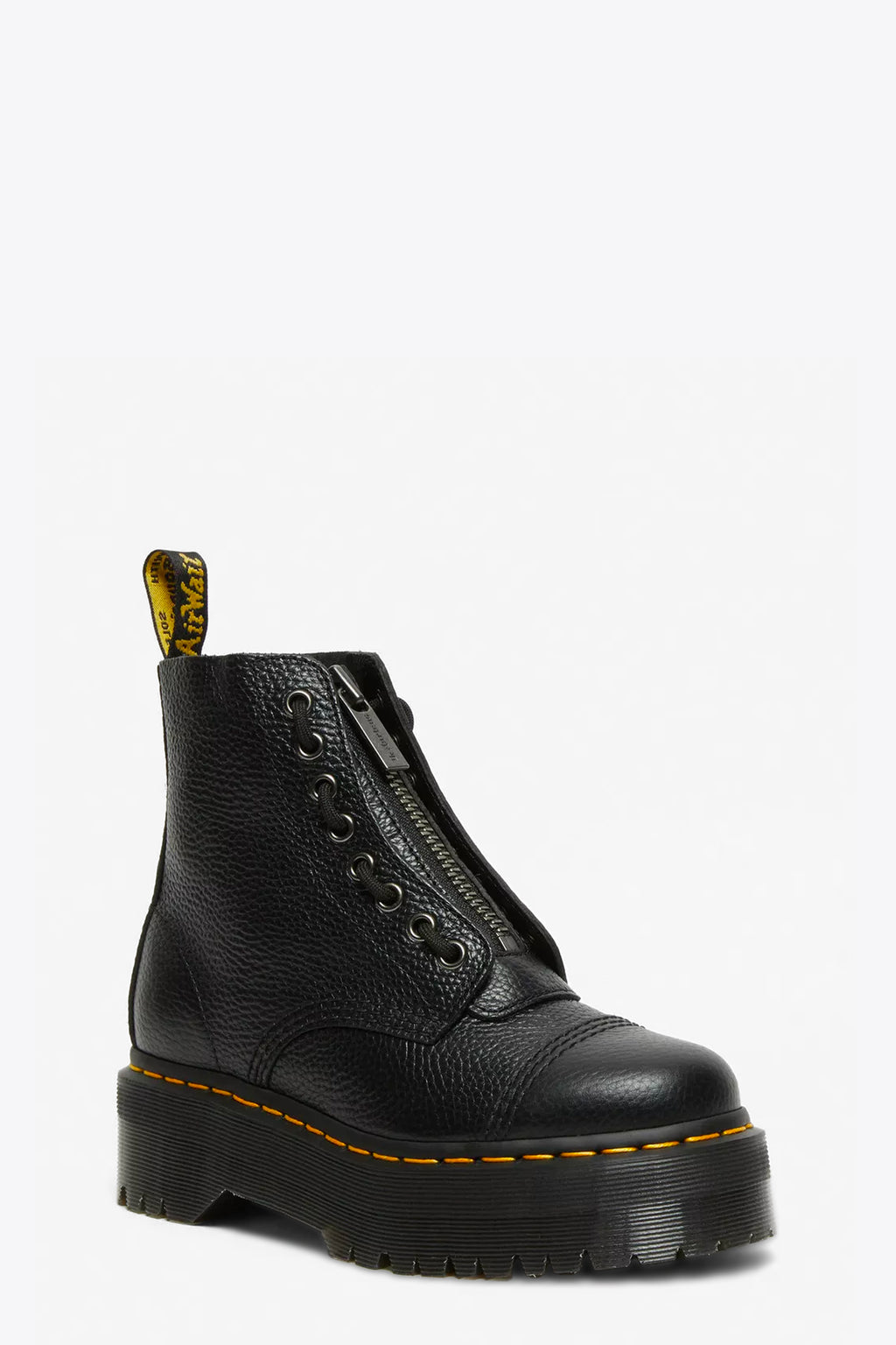 alt-image__Black-grained-leather-boot-with-platform-sole---Sinclair