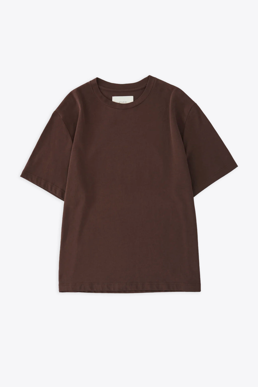 alt-image__T-shirt-boxy-fit-in-cotone-marrone---Lay