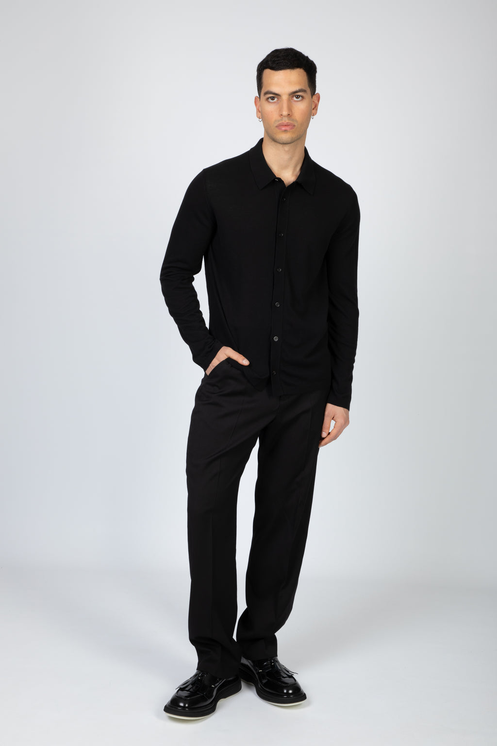 alt-image__Black-cotton-knit-shirt-with-long-sleeves