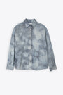 Light blue denim shirt with crystals - Denim Strass Shirt 