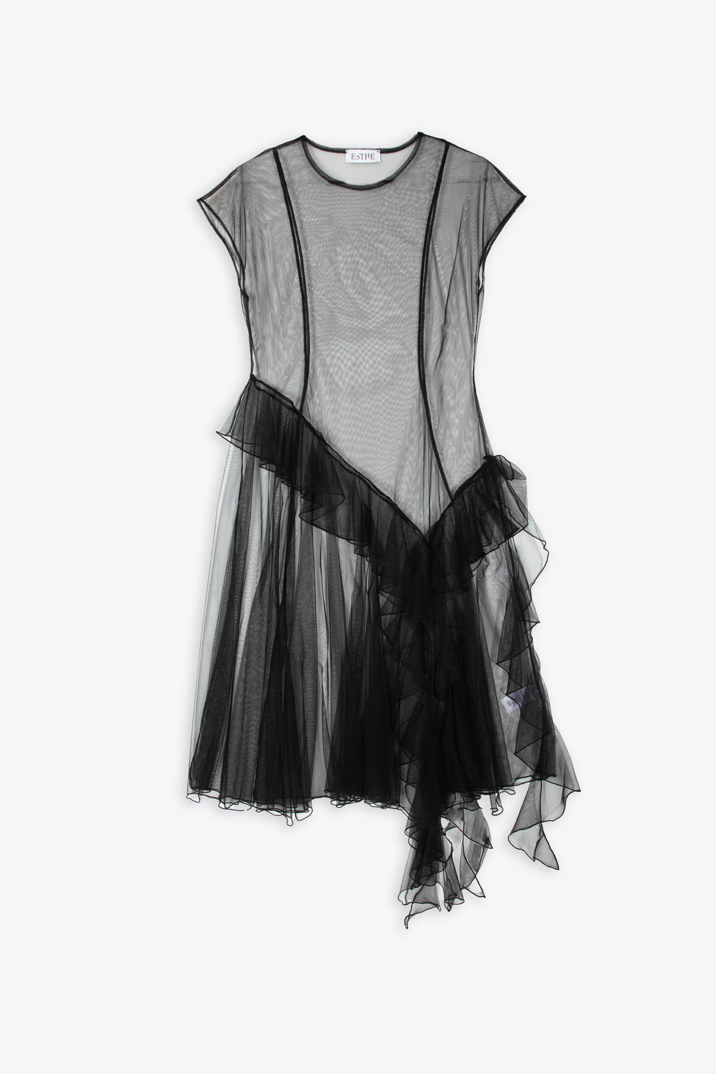 alt-image__Abito-corto-in-tulle-nero-con-balze---Tulle-Overdress-with-Asymmetric-Frills