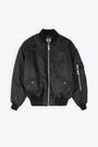 BOMBER NYLON-Nero 