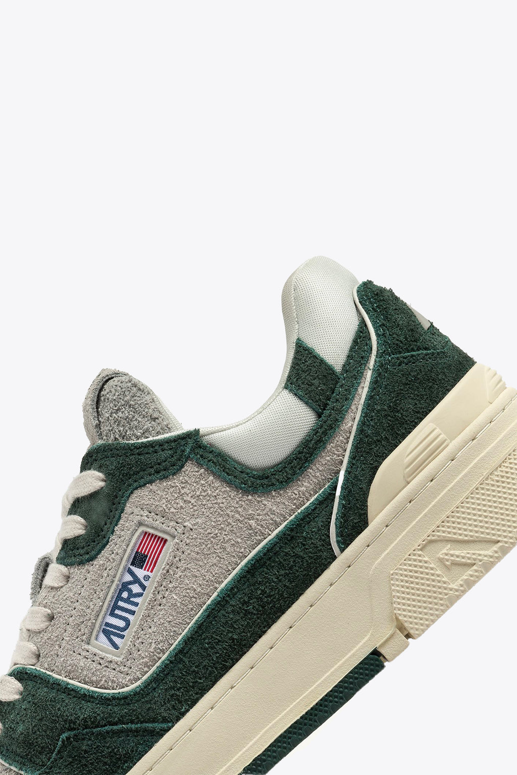 alt-image__Sneaker-bassa-in-suede-grigio-chiaro-e-verde---Clc-Low