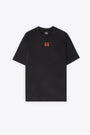 Black cotton t-shirt with logo and graphic print - Continuum Tee 