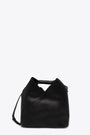 Black synthetic leather small Japanese bag 