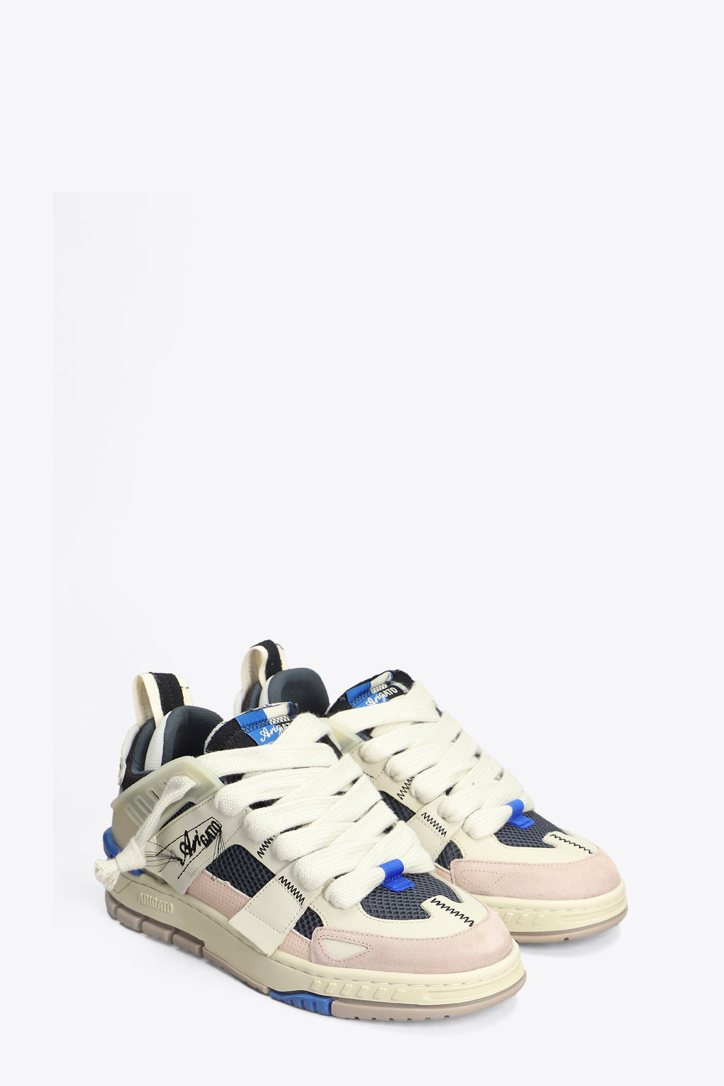 alt-image__Sneaker-bassa-in-suede,-pelle-e-mesh-panna-con-dettagli-multicolor---Area-Patchwork