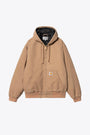 Beige canvas hooded bomber jacket - OG Active Jacket 