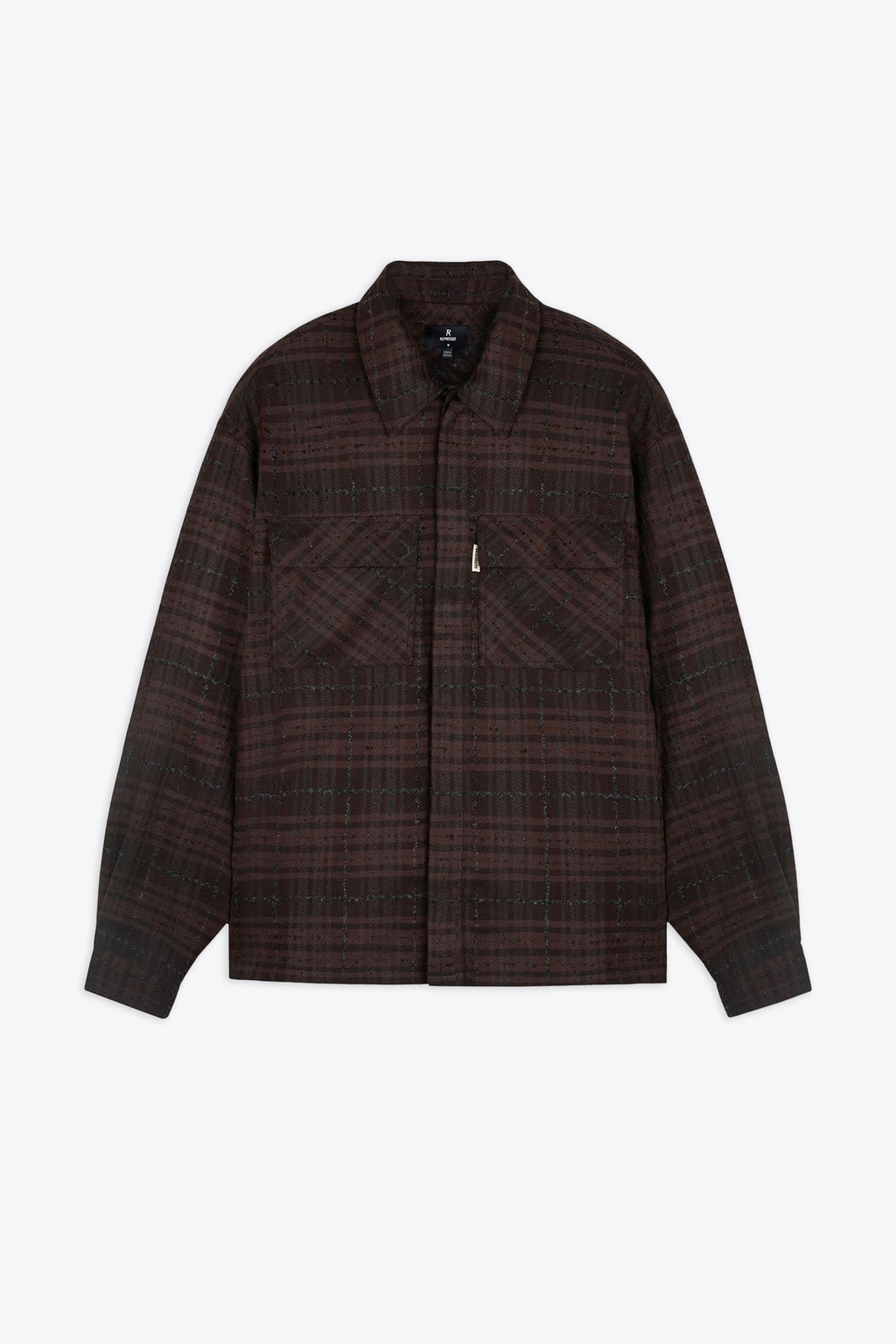 alt-image__Overshirt-in-flanella-a-quadri-marrone---Rep-Flannel-Shirt