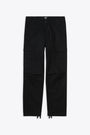 REGULAR CARGO PANT COTTON COLUMBIA RIPSTOP-Nero 