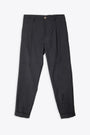 Pantalone in fresco lana grigio slim fit - Stokholm 