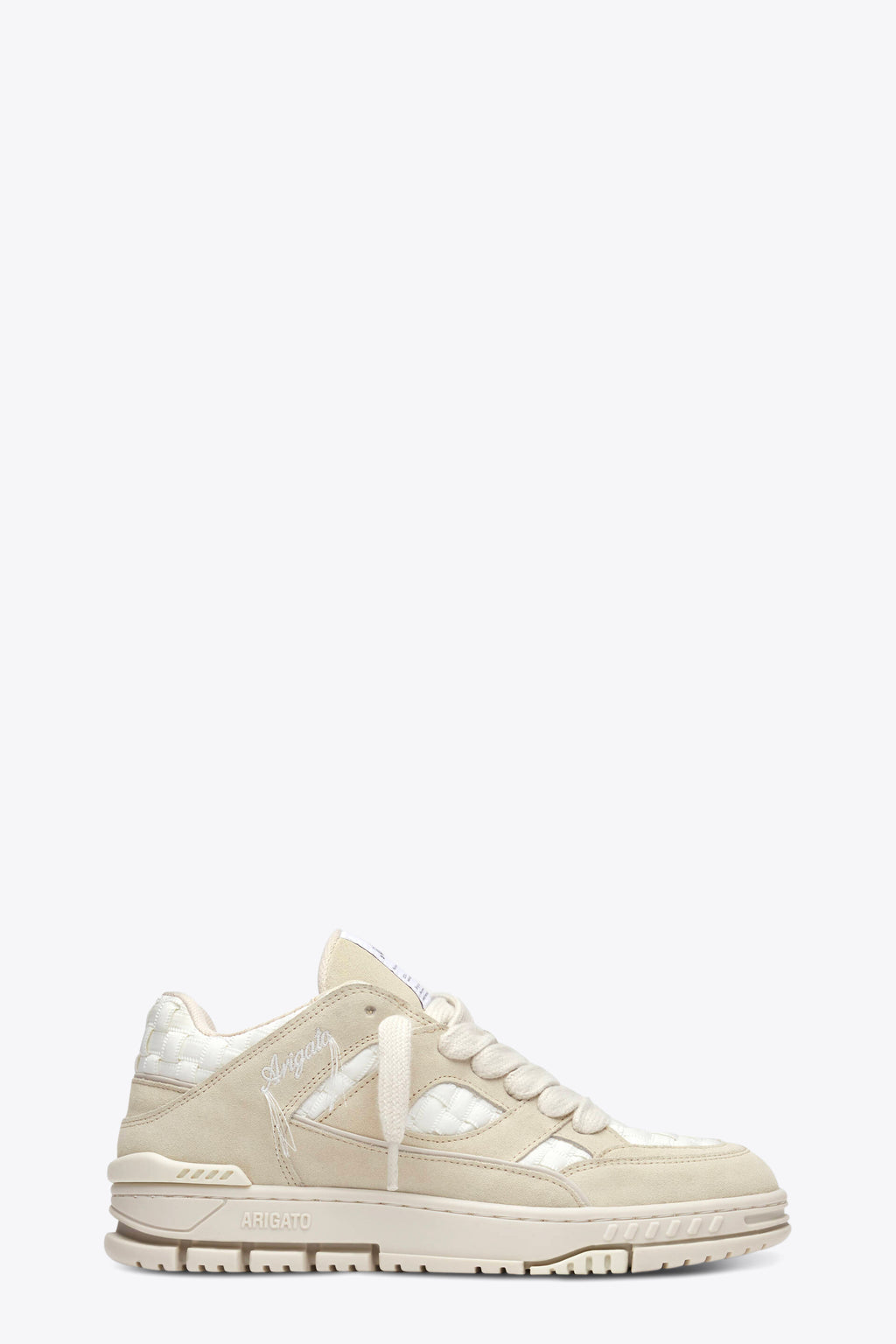 alt-image__Sneaker-bassa-in-suede-e-tessuto-intrecciato-panna---Area-Lo-Woven-Sneaker