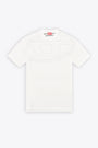 White t-shirt with logo embroidery at the back - T Boggy Megoval D 