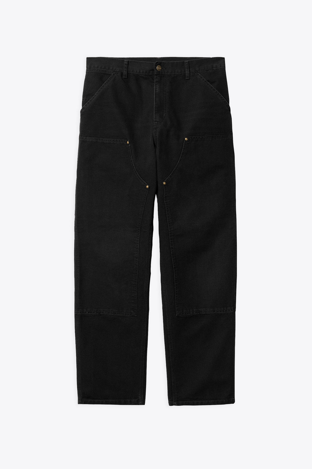 alt-image__Pantalone-workwear-in-canvas-nero---Double-Knee-Pant