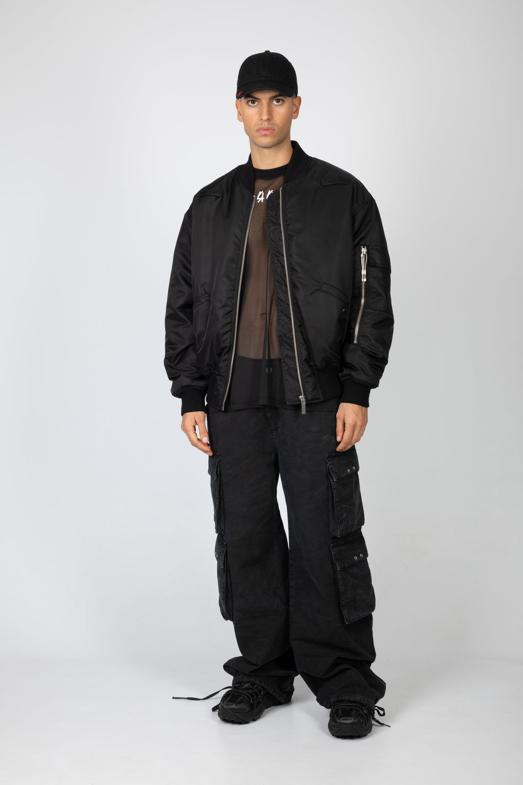 alt-image__Bomber-in-nylon-nero---Profiler-Bomber