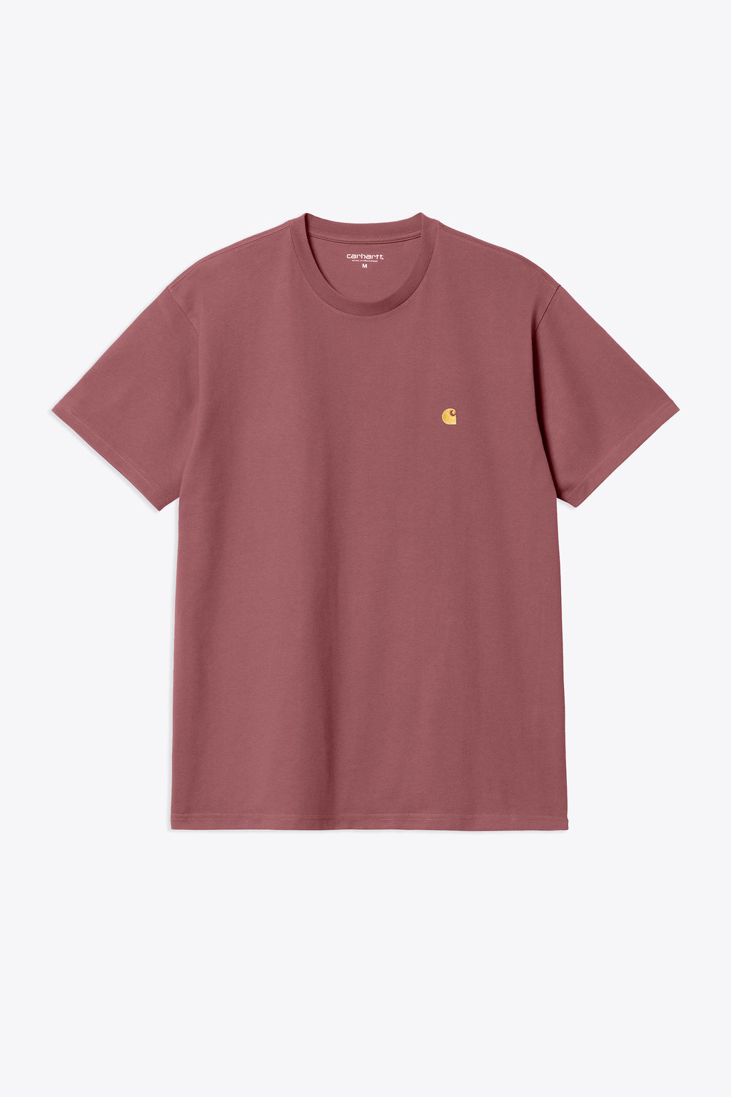 alt-image__T-shirt-in-cotone-rosa-cipolla-con-logo-ricamato-al-petto---S/S-Chase-T-Shirt