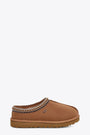 Camel suede mules with embroidered hem - W Tasman 