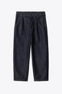 Dark blue denim pant with front pleat - Jace Pant 