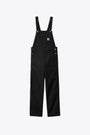 Salopette in canvas nero - W' Bib Overall Straight 