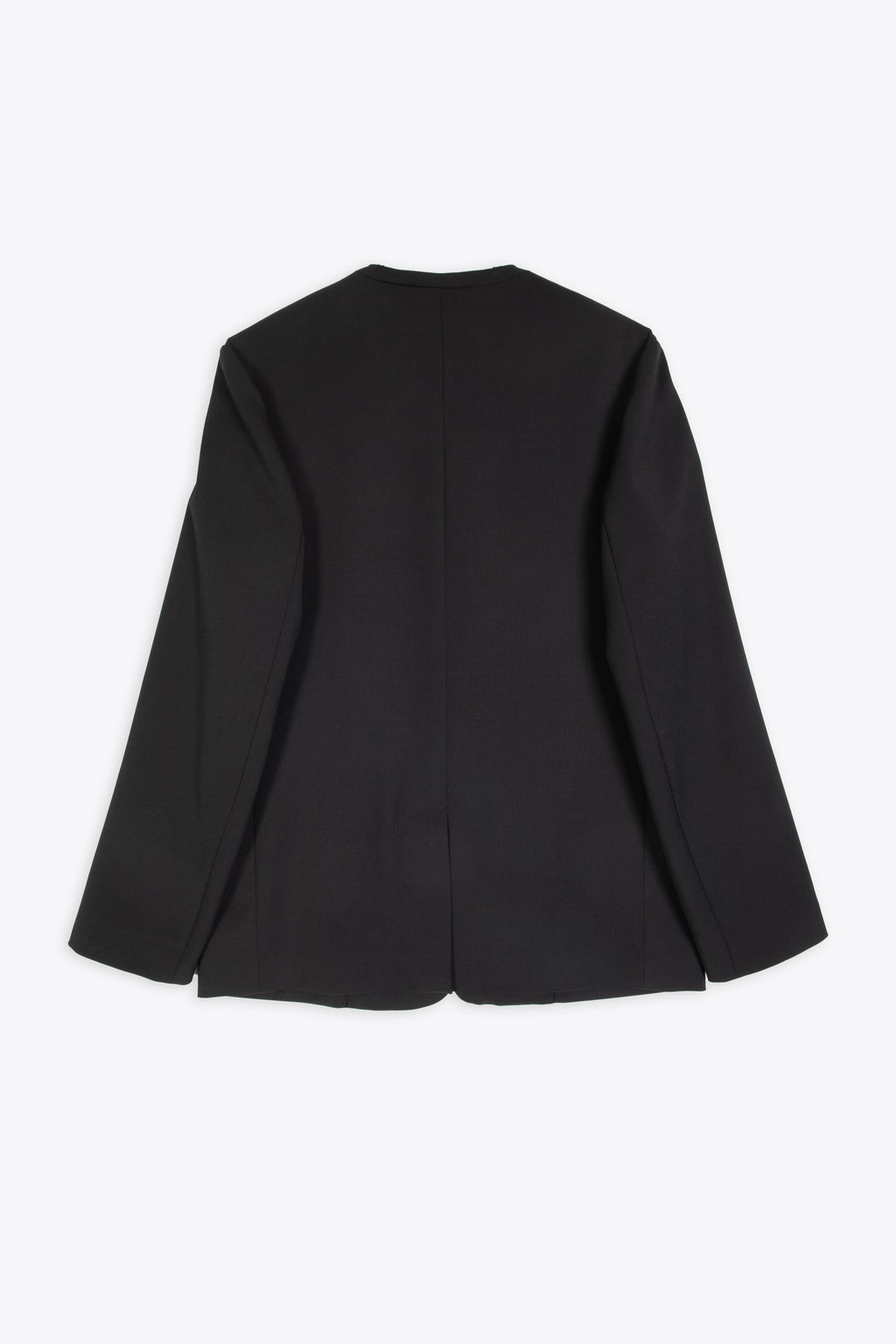 alt-image__Black-technical-wool-collarless-blazer-