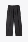 Black tailored pant with adjustable waist with buttons- Size Free Pant 