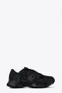 Black mesh and rubber low sneaker - Tormenta 