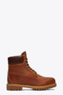 Caramel brown waterproof leather ankle boot - Premium 6 Inch Lace Up Waterproof  