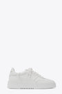 White leather lace-up low sneaker - Orbit vintage sneaker  