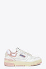 White and pink leather low skate sneaker - CLC low 