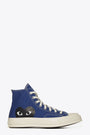 Converse collaboration Chuck Taylor 70's blue canvas high sneaker. 