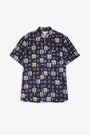 Multicolour Andy Warhol printed shirt with short sleeves 