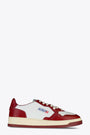 Burgundy and white leather low sneaker - Medalist 