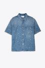 Light blue denim shirt with short sleeves - Miles Shirt 