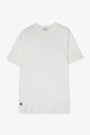 White cotton oversized t-shirt - Patch only tee overs 